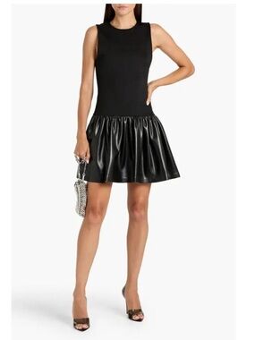 NWT Alice + Olivia Ella Combo Faux Mini Dress 0